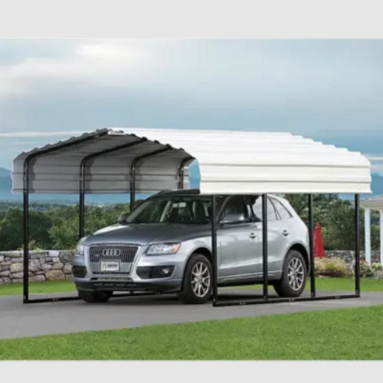 Arrow Carport 10x15x7 Ft. - Eggshell