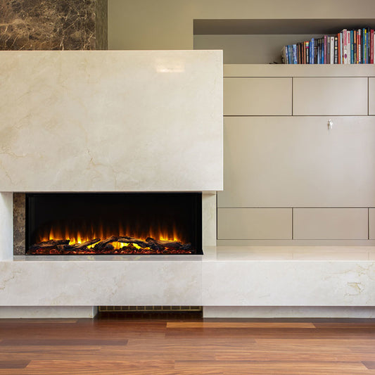 SimpliFire 55" Scion Trinity 3-Side Linear Electric Fireplace - SF-SCT55-BK