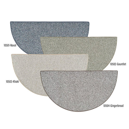 Goods of the Woods 4' Half Round Rugs, Cozy II 48x27