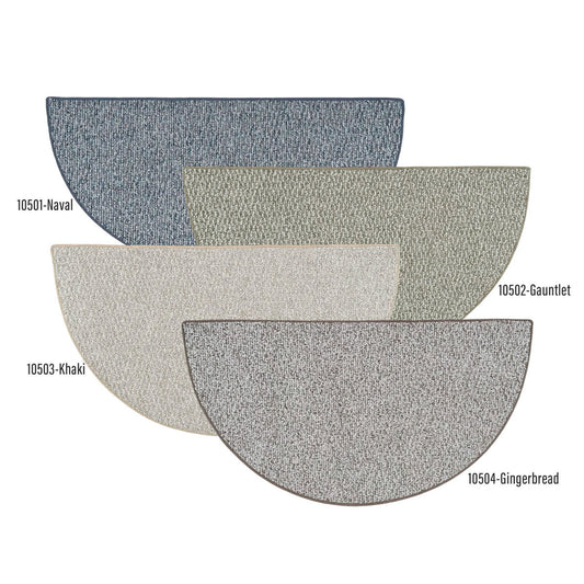 Goods of the Woods 4' Half Round Rugs, Cozy II 48x27