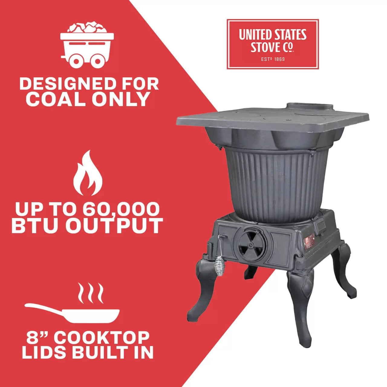 Vogelzang Rancher Coal Burning Stove - SR57E