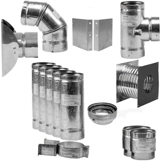 3" to 4" Selkirk VP Pellet Vent Pipe Thru-the-Wall Kit - 3/4VP-KIT