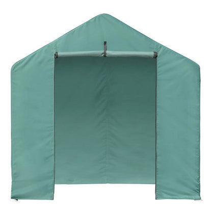 6' x 4' x 6' Green Garden Shed