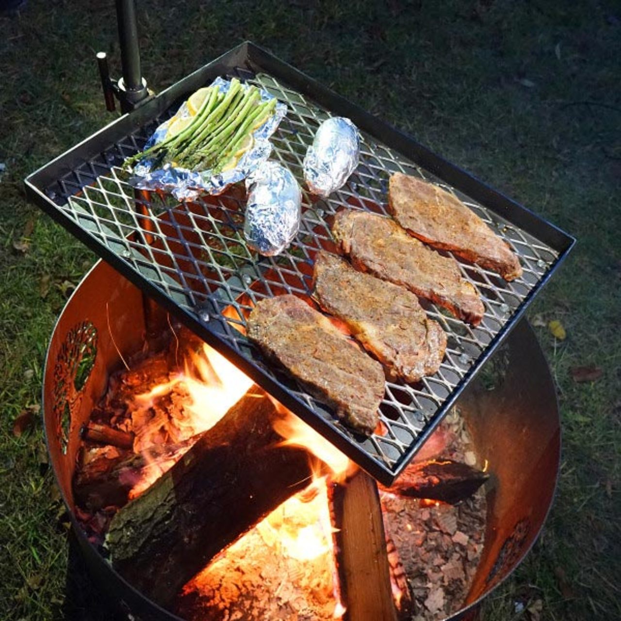 30" Wood Burning Firepit Rings - Multiple Design Options