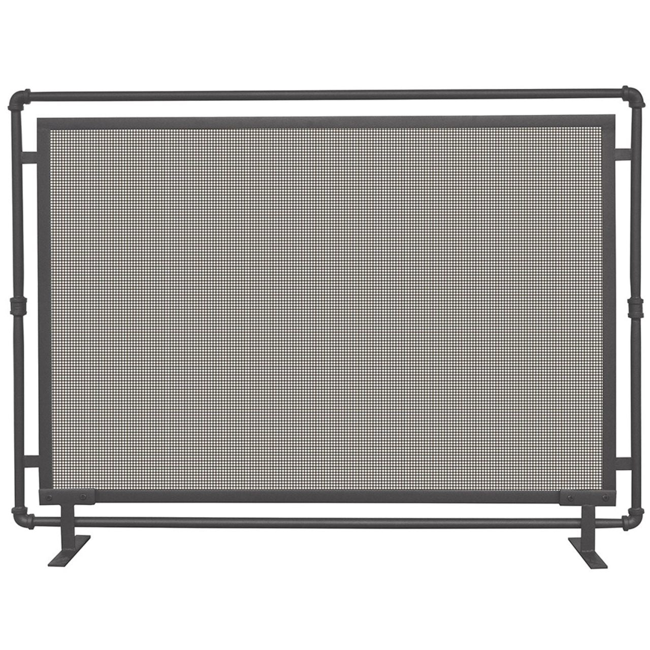 Single Panel Olde World Iron Industrial Style Screen