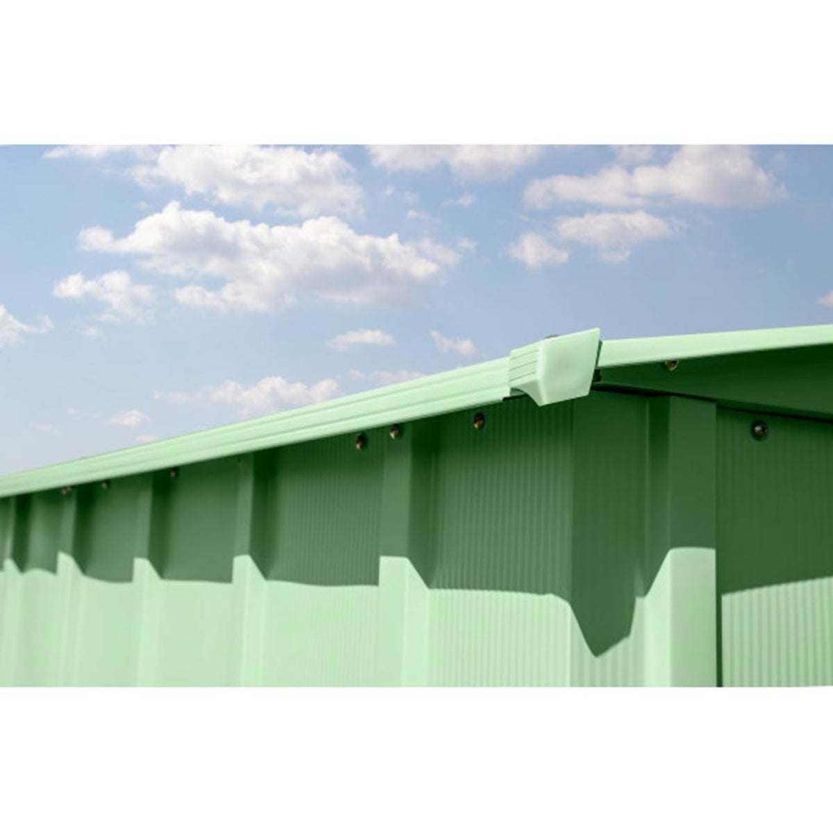 Arrow Classic Steel Storage Shed 8' x 8' Sage Green