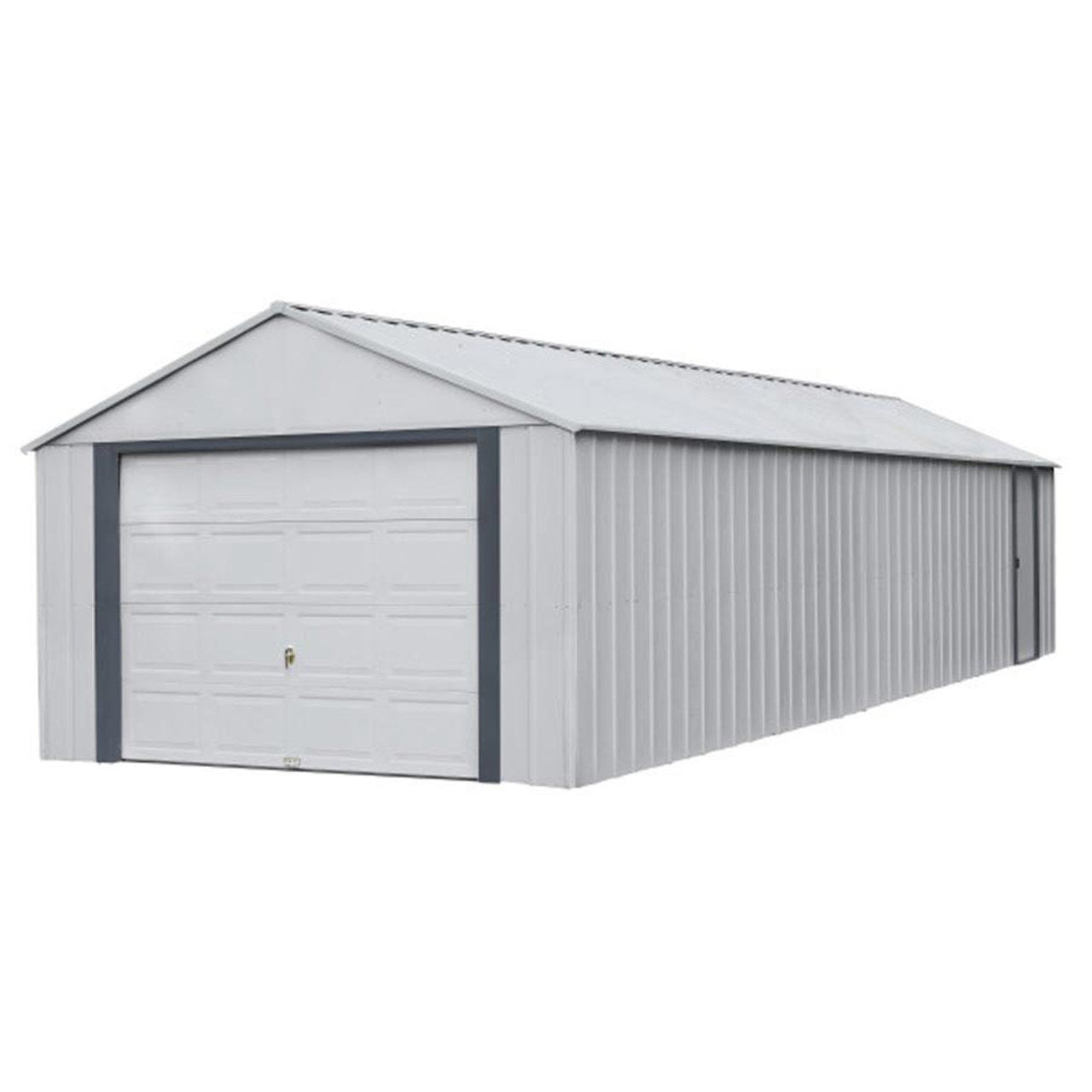 Arrow Murryhill 14' x 31' Steel Storage Garage/Building - Gray