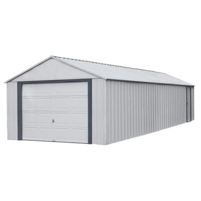 Arrow Murryhill 14' x 31' Steel Storage Garage/Building - Gray