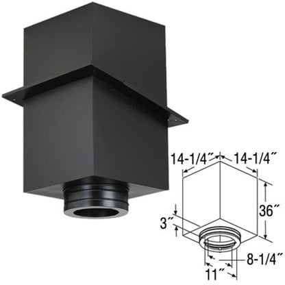8" DuraTech 36" Square Ceiling Support Box - 8DT-CS36