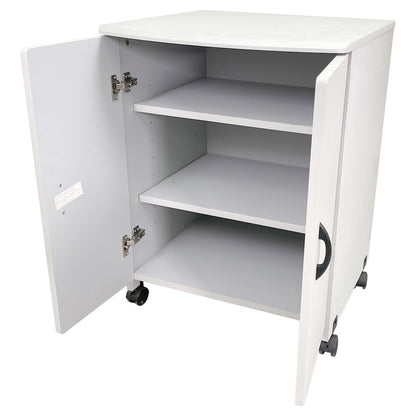 Buddy Products Wood Laser Printer and Copier Stand - 20 x 34.9 x 23.1 in. -  Gray