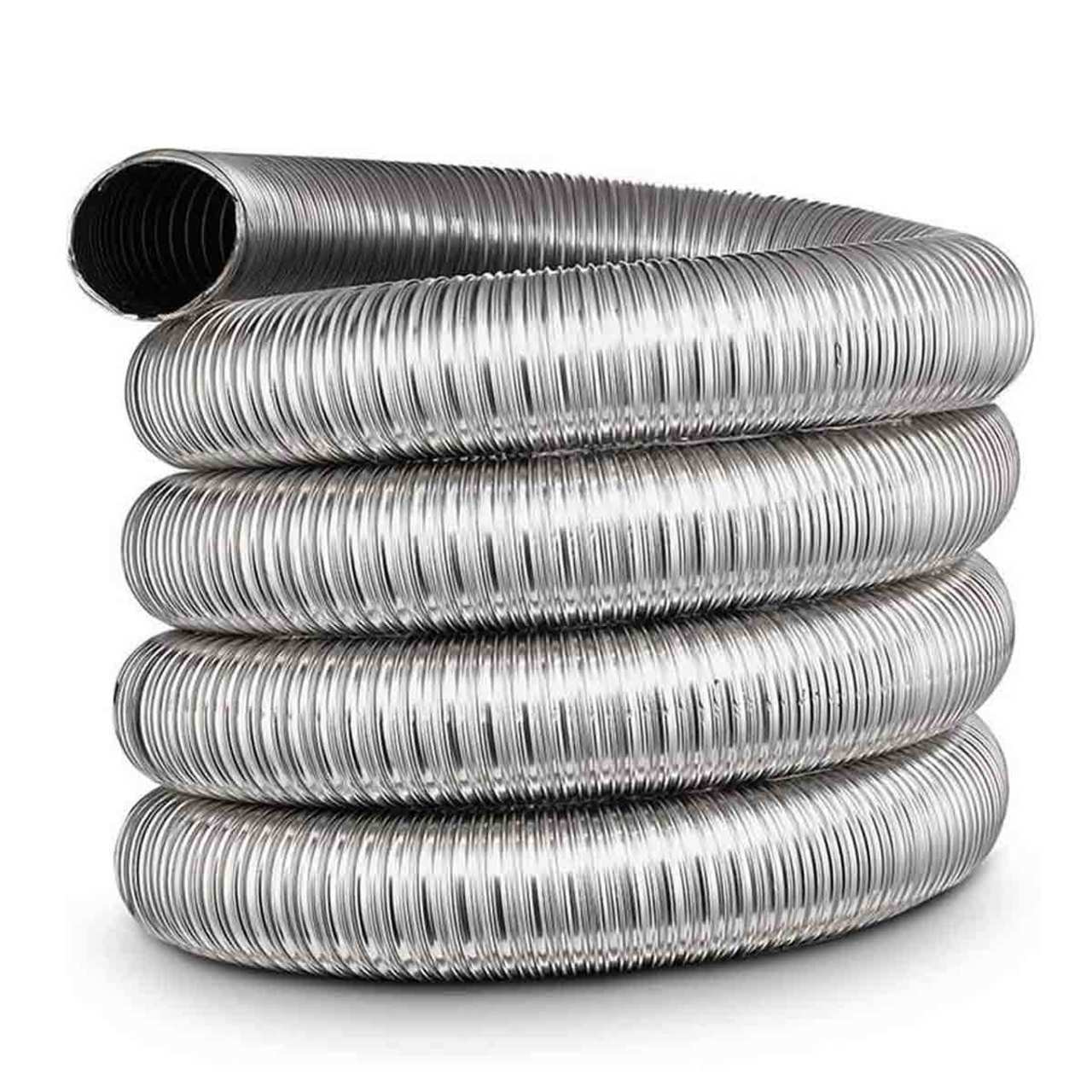 8" x 25' Lifetime Chimney Smooth-Wall Liner Kit with Stove Adapter