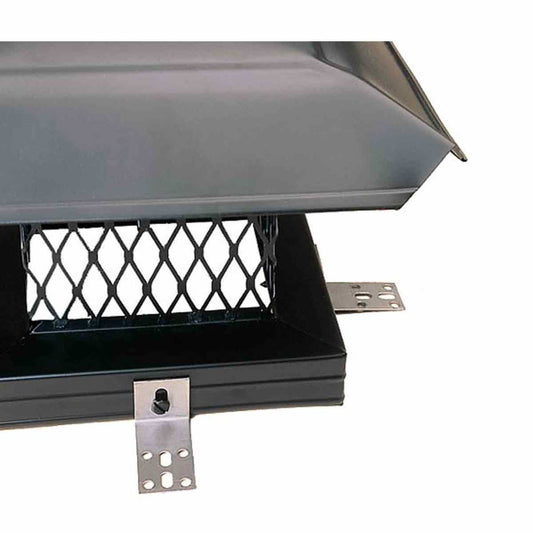 Stainless Mounting Brackets for Single-Flue Caps - set of 12