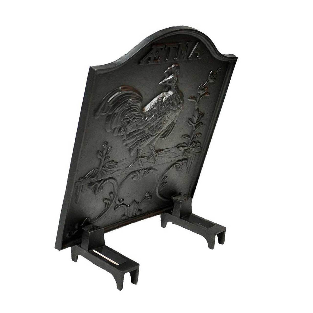 Aetna Cast Iron Fireback - 26" H x 22" W