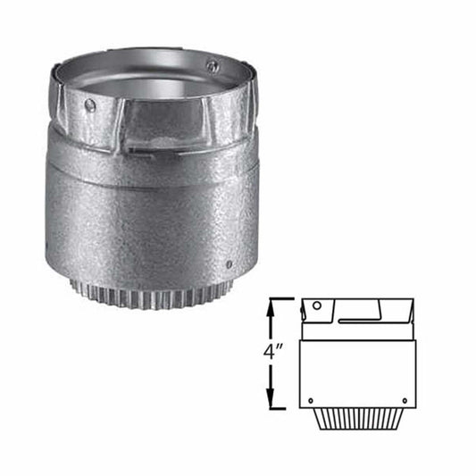 4" PelletVent Pro Male Flex Adapter - 4PVP-ADFM