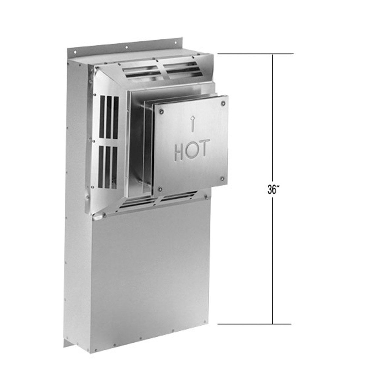 5'' x 8'' DirectVent Pro 36'' Snorkel Termination Cap - 58DVA