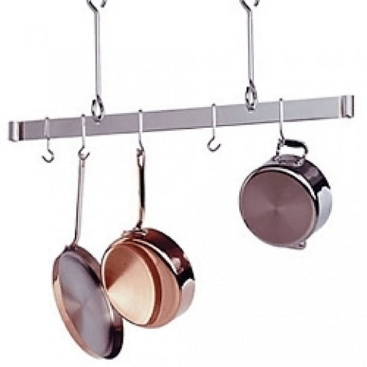 48" Offset Hook Ceiling Bar Rack-Stainless Steel