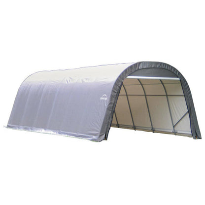 ShelterCoat 12 x 28 Wind & Snow Rated Garage  - Gray