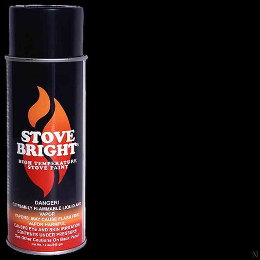 Stove Bright High Temp Paint - Flat Black Paint - 8115