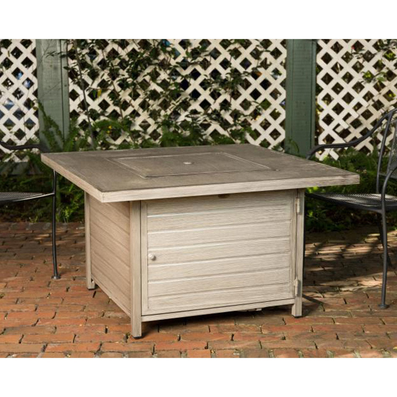 Langhorne Square Aluminum LPG Fire Pit
