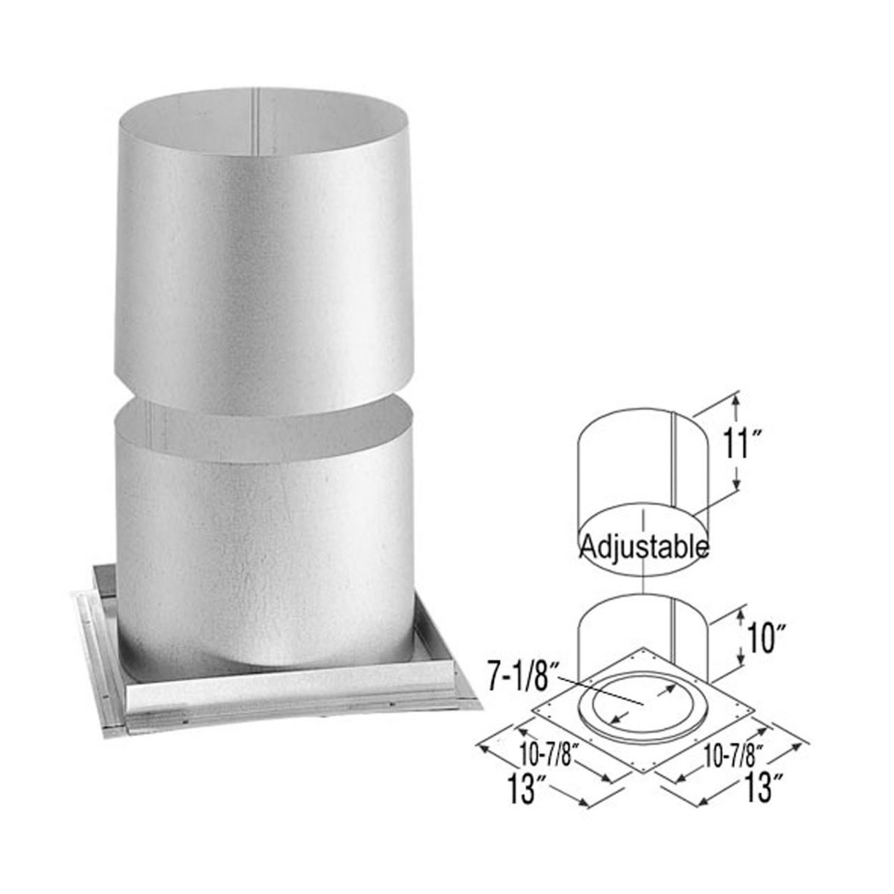 5" DuraTech Firestop Radiation Shield - 5DT-FRS