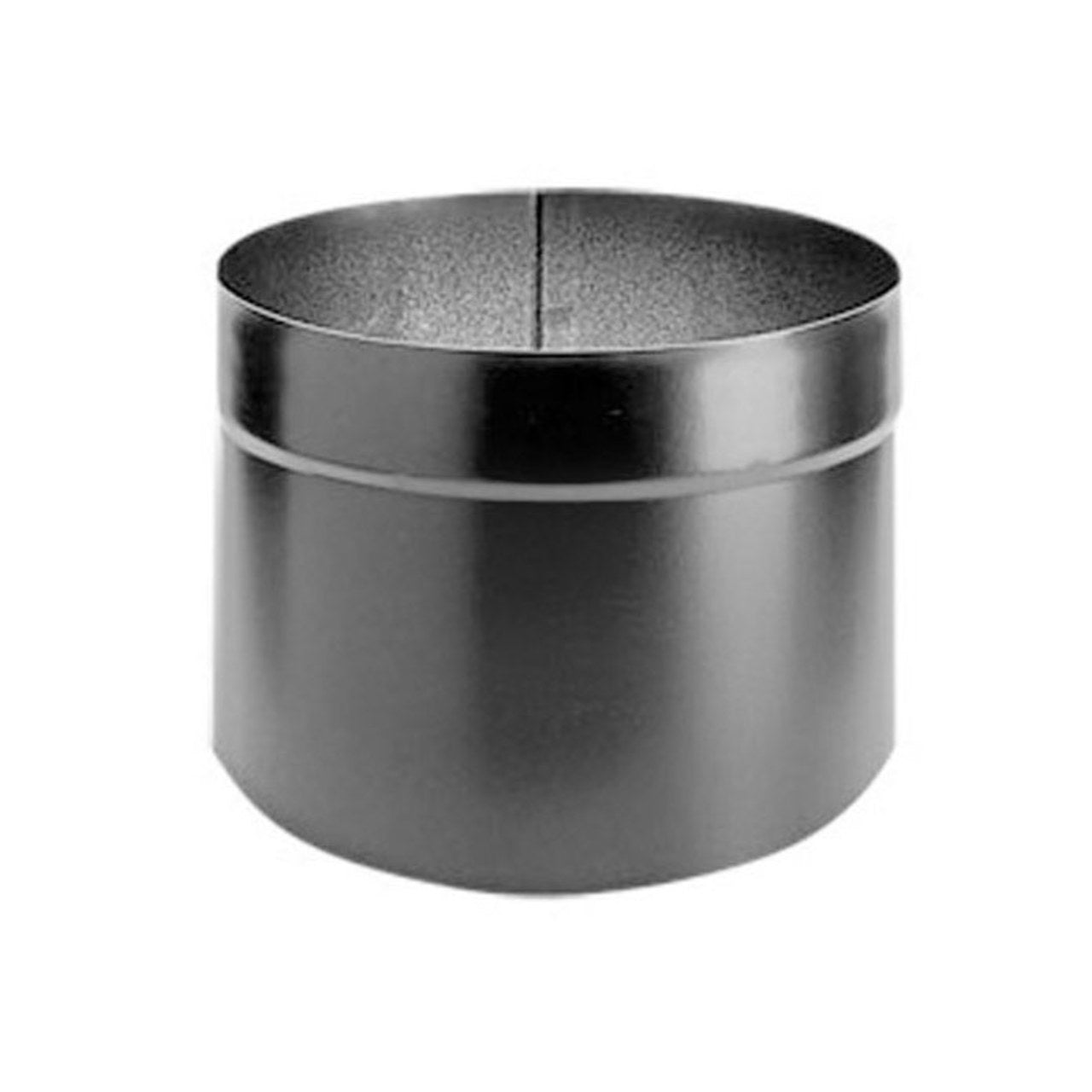 6" DuraBlack Oval-to-Round Adapter - 6DBK-ADOR