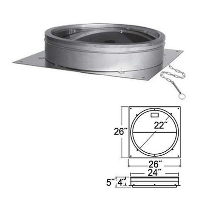 22'' DuraTech Anchor Plate with Damper - 22DT-APD