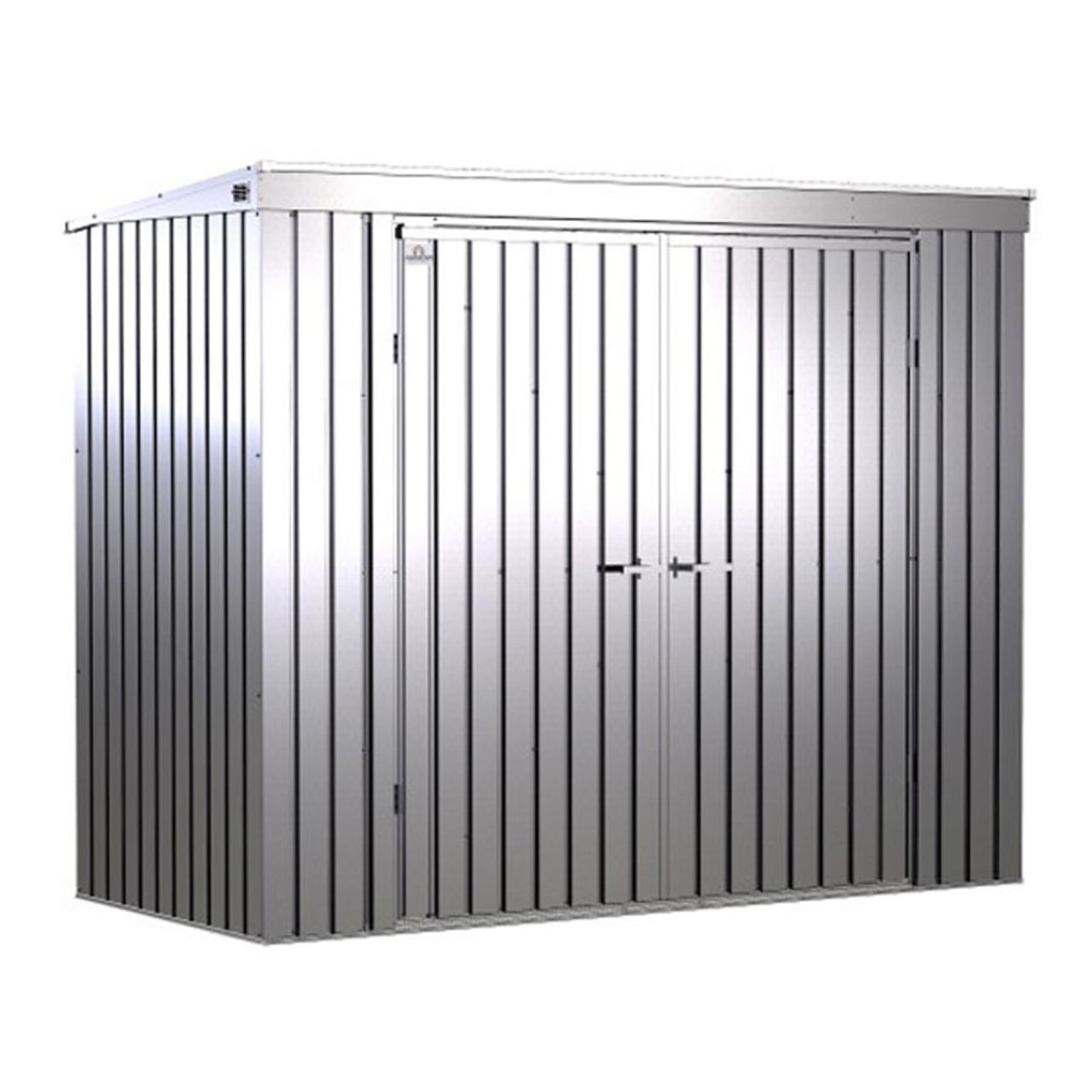 Arrow Elite 8' x 4'  Steel Storage Shed - Silver