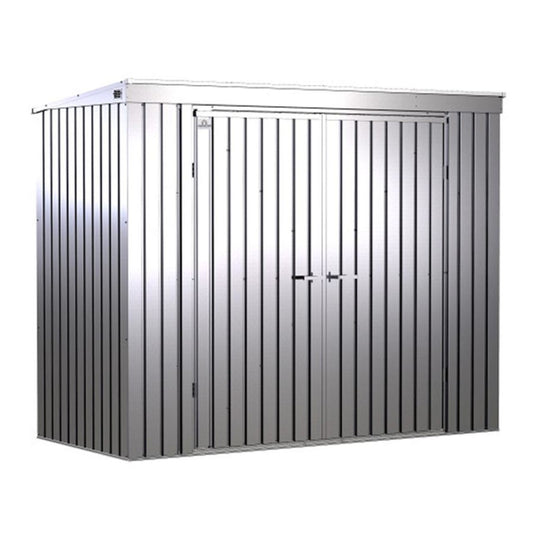 Arrow Elite 8' x 4'  Steel Storage Shed - Silver