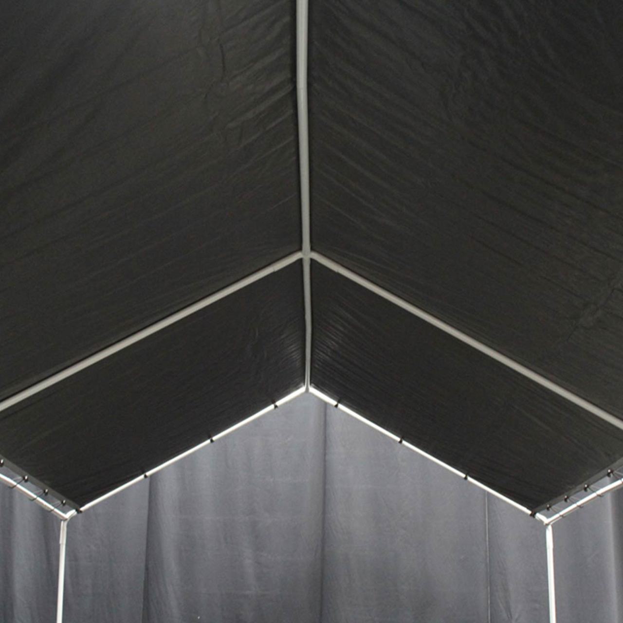 King Canopy 10' x 20' 6-Leg King Canopy with Gray Cover - KMK1PCS