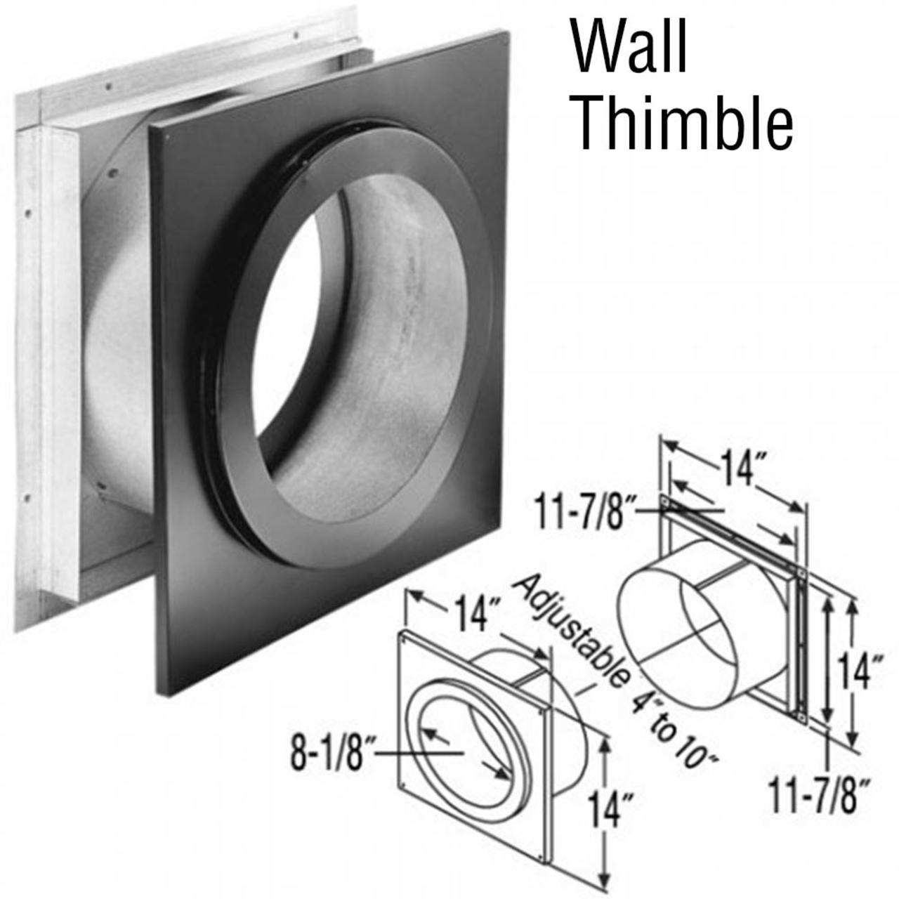 6'' DuraTech Thru-the Wall Kit - DT630-KIT