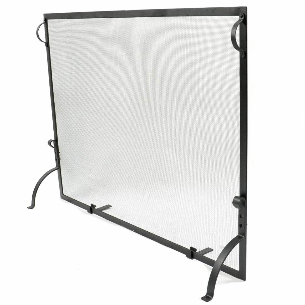 Wrought Iron Sparkguard - Black