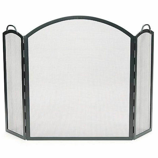 Arched Three-Part Folding Fireplace Scre