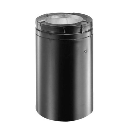5" x 8" DirectVent Pro 16" Black Chimney Pipe Extension - 58DVA-16AB