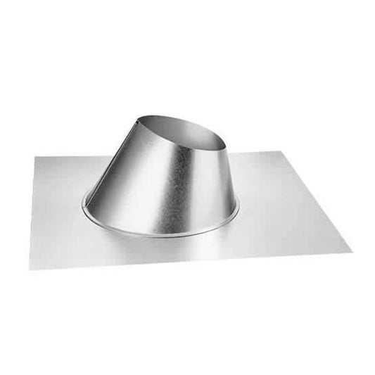 4" x 6 5/8" DirectVent Pro DSA 0/12 - 6/12 Roof Flashing - 46DVA-F6DS
