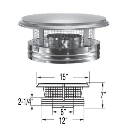6'' DuraPlus Round Ceiling Support Kit - DP610-KIT