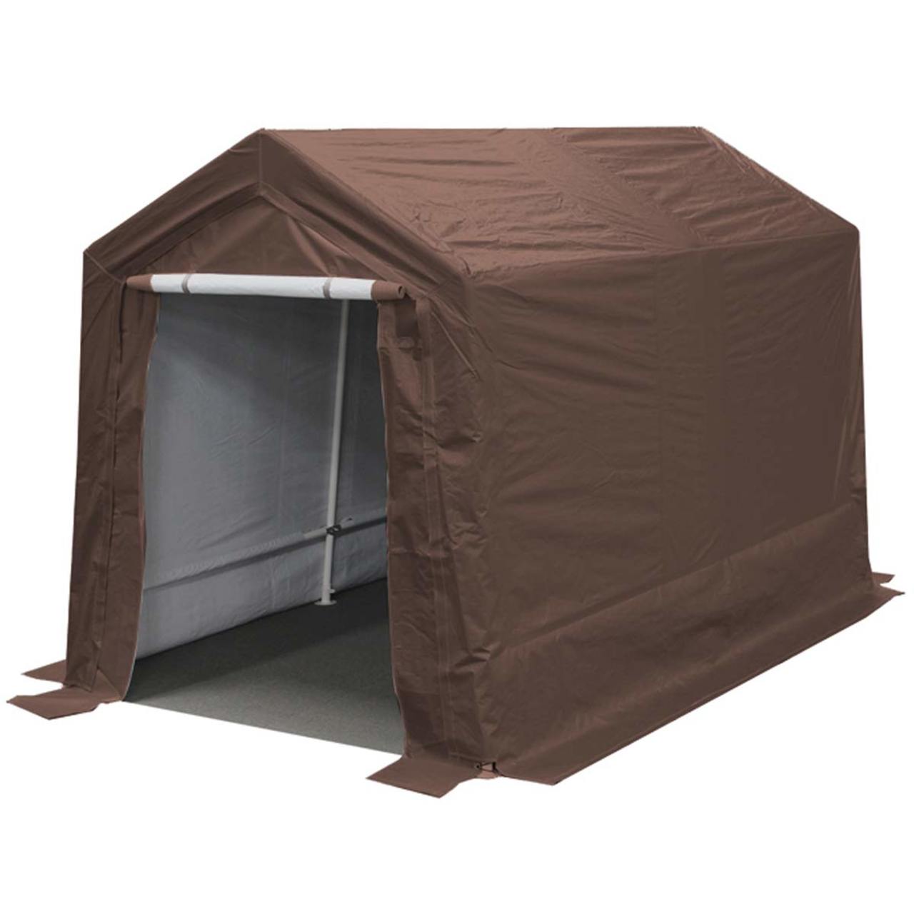 King Canopy  7' x 12' Brown Storage Garage
