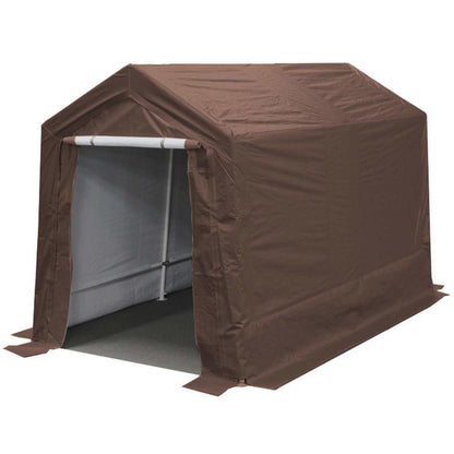 King Canopy  7' x 12' Brown Storage Garage