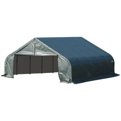 ShelterCoat 22 x 28 Garage With Peak 12.5 Roof - Green