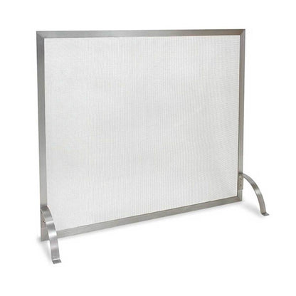 Pilgrim 39" x 31" Stainless Steel Newport Fireplace Screen