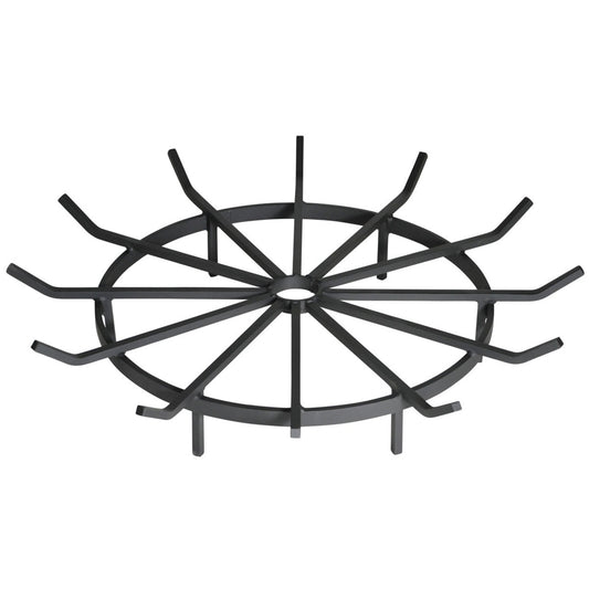 Wagon Wheel Outdoor Fire Pit Grate- 28 inch Diameter
