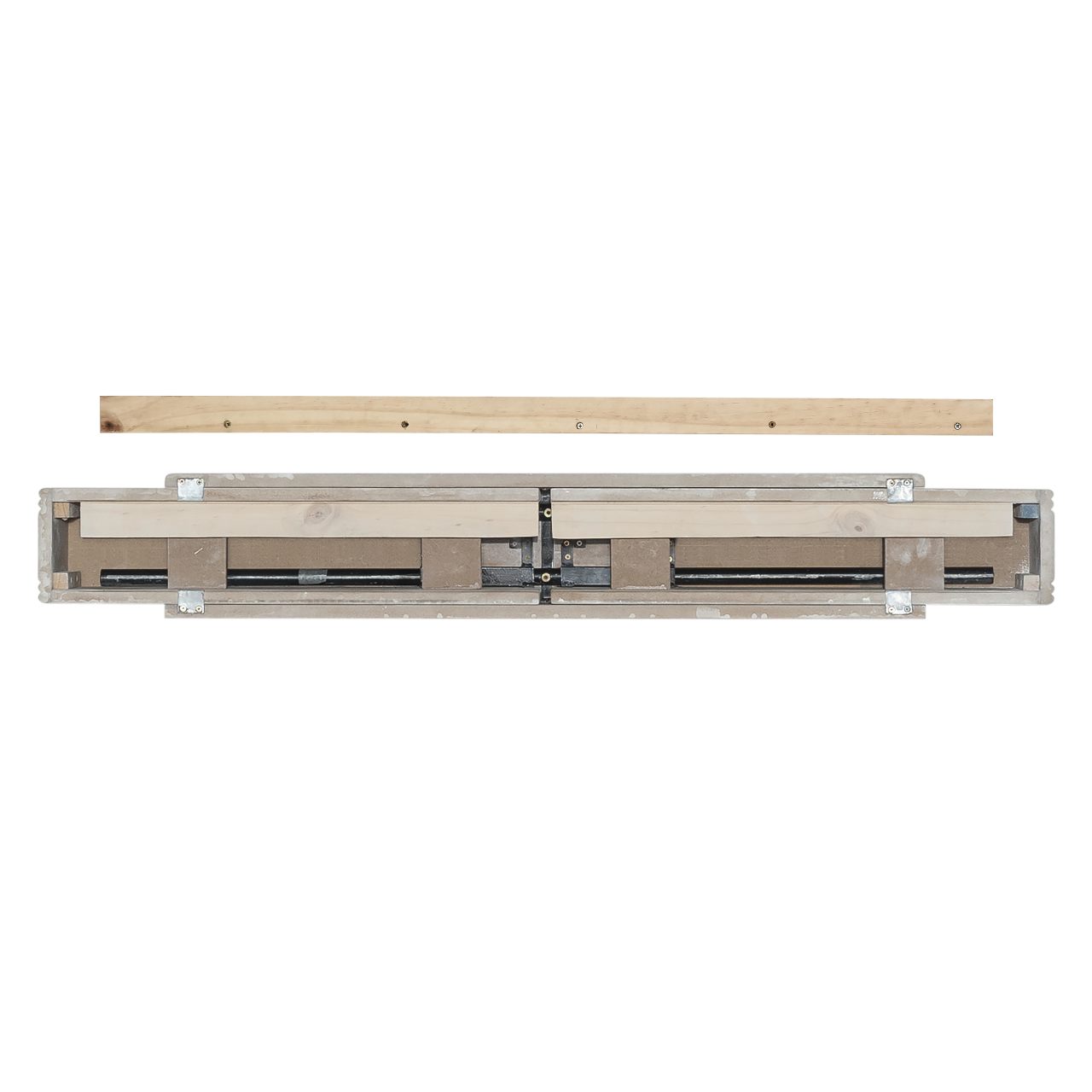 Adjustable Emory Surround Shelf by Pearl Mantels - White
