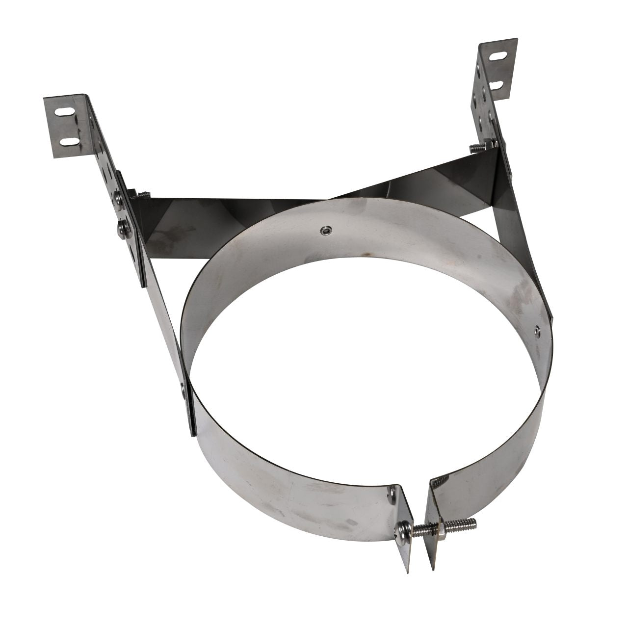 6" DuraTech Adjustable Stainless Steel Wall Strap - 6DT-WSSS