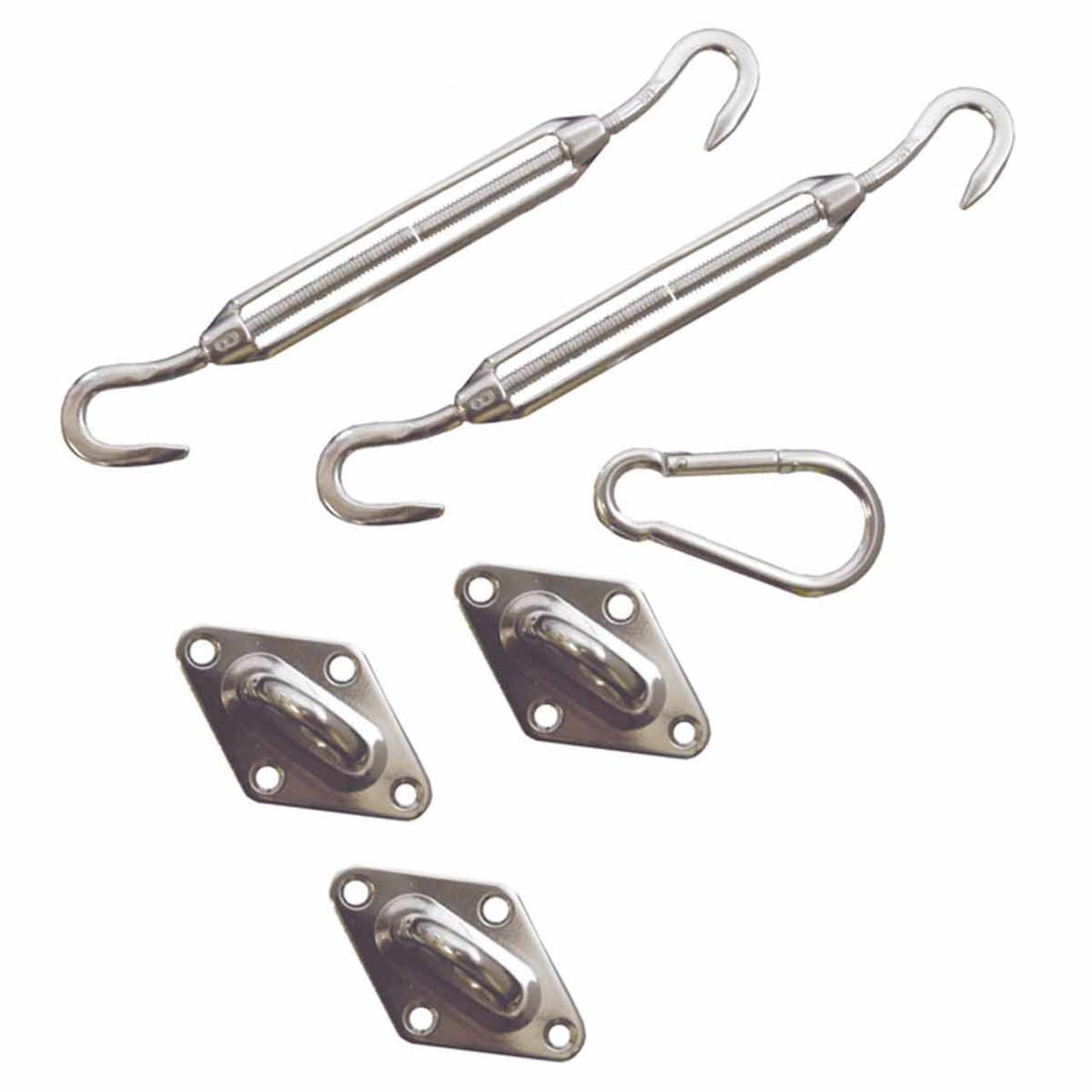 King Canopy Triangle Sun Shade Sail Hardware Pack