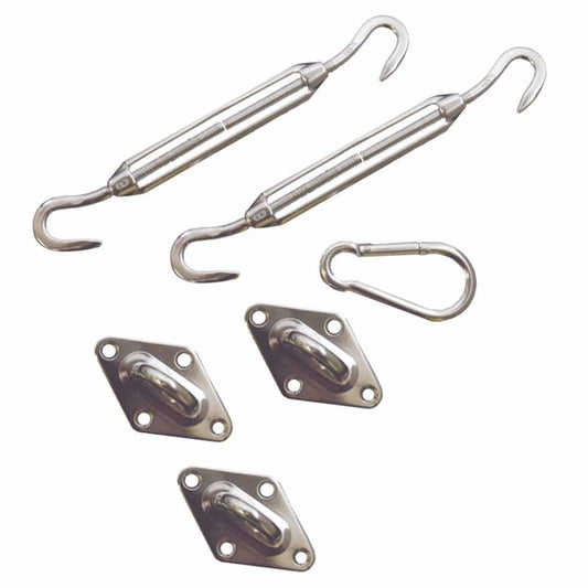 King Canopy Triangle Sun Shade Sail Hardware Pack