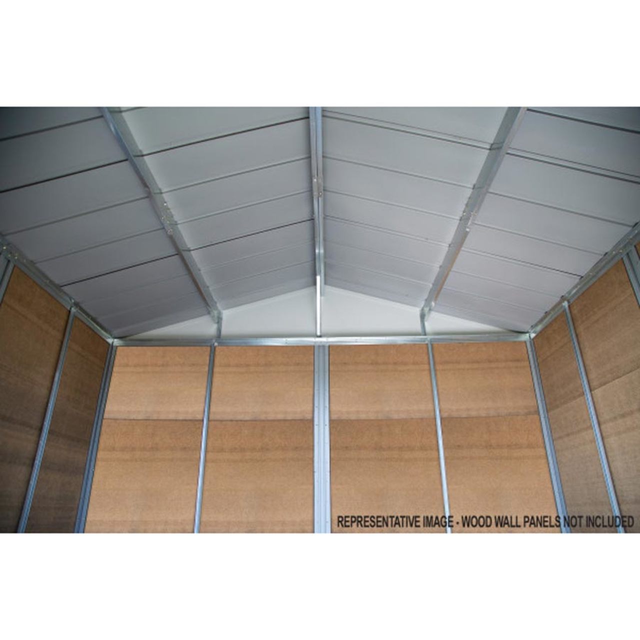 Ironwood 10' x 8' Galvanized Steel Hybrid Shed Kit - Anthracite