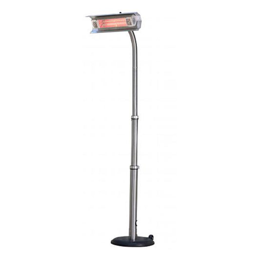 Stainless Steel Telescoping Offset Pole Mounted Infrared Patio Heater