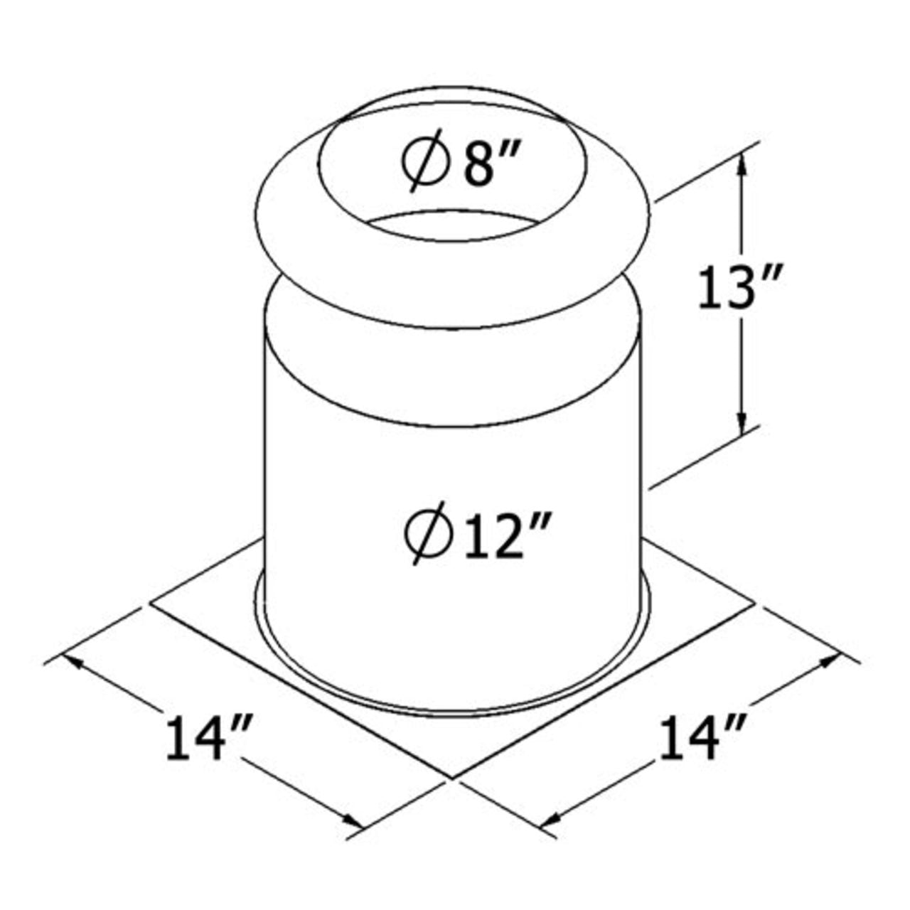 Shasta Vent 6 Inch Insulation Shield