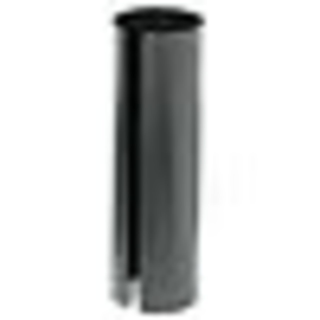 7" x 24" 24-Ga. Snap-Lock Black Stovepipe