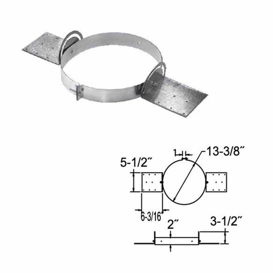 10" DuraChimney II Supplementary Support - 10DCA-SS
