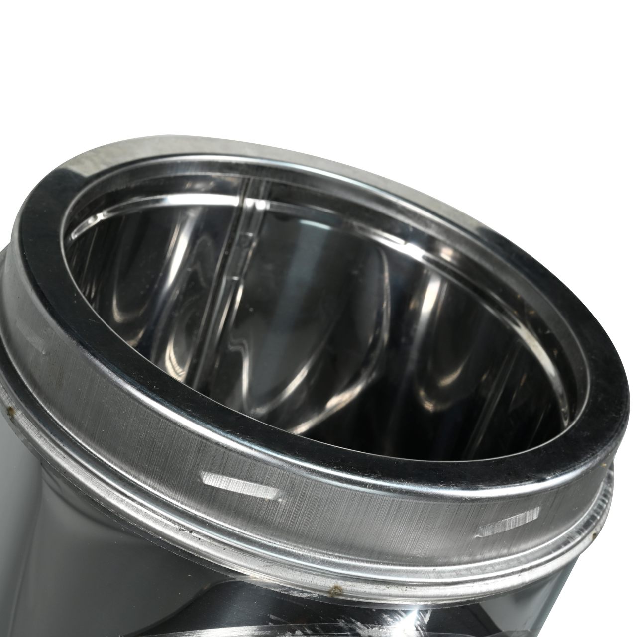 8" DuraTech Stainless Steel Standard Tee with Cap - 8DT-STSS
